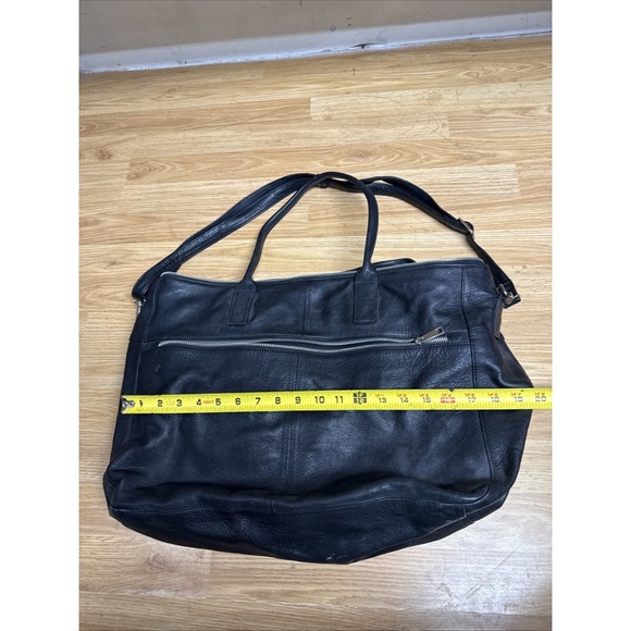 Still Nordic Leather Tote Bag Black Crossbody Shoulder Bag - Picture 9 of 10